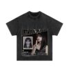 Lisa grey T-shirt with a her childhood photo print