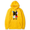 Yellow BTS hoodie