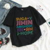 Black summer BTS t shirt