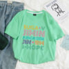 Light green summer BTS t shirt