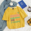 Yellow summer BTS t shirt